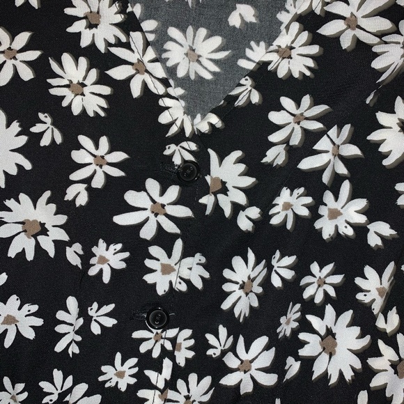 Tall Black Daisy Maxi Dress size L - Picture 2 of 4